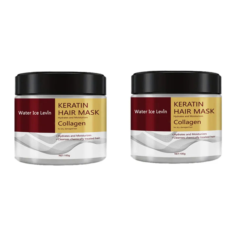 Mascarilla de Keratina y Colágeno - Reparación Intensiva y Brillo Espejo