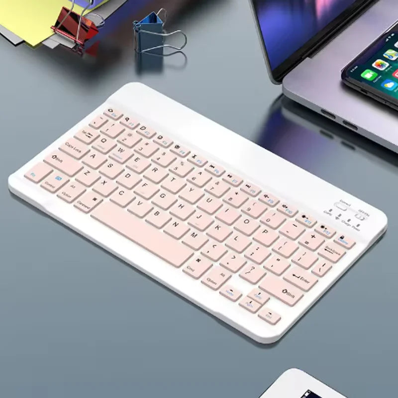 Teclado Inalámbrico Ultra Delgado para Tablet y Celular