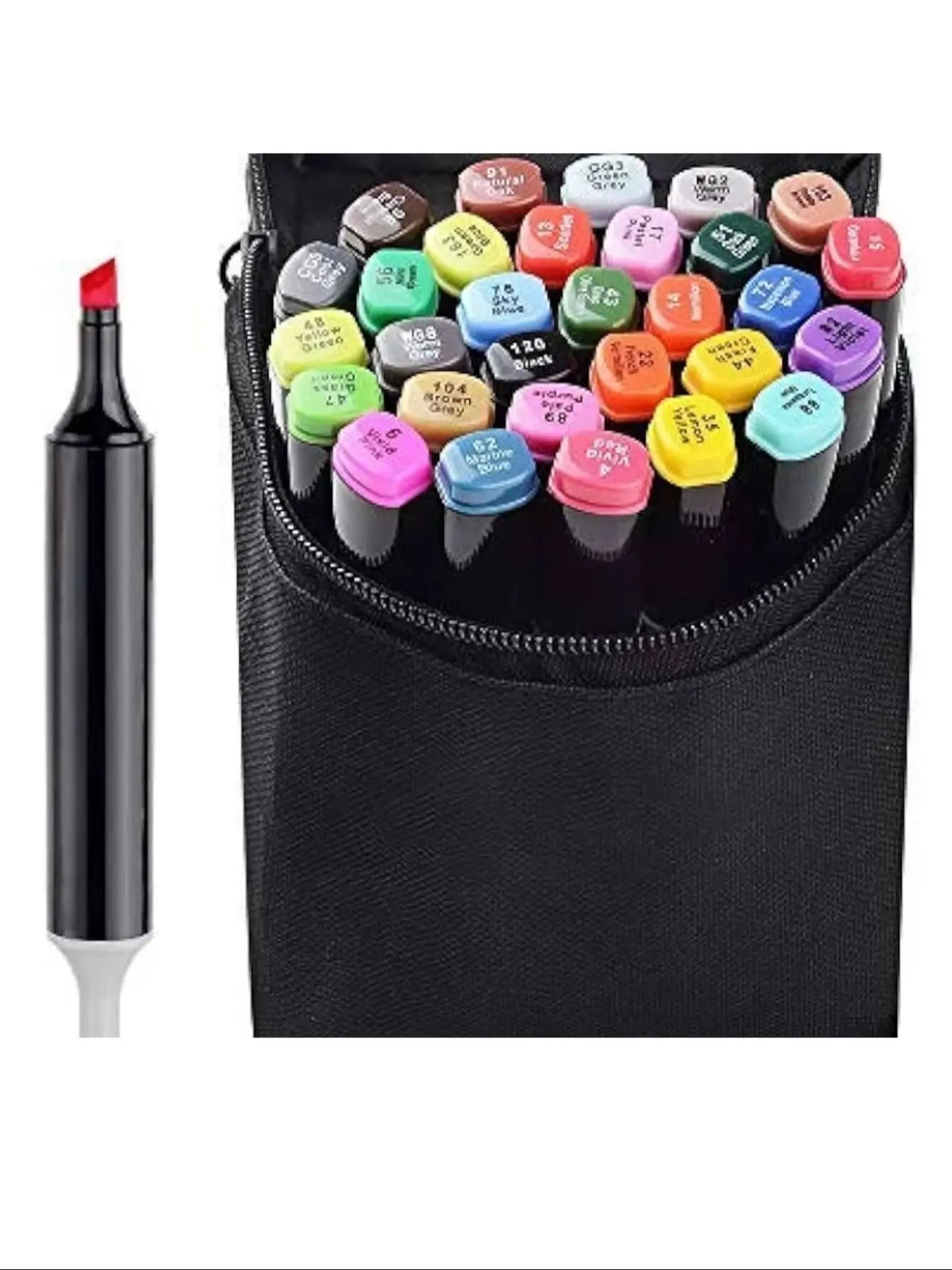 Plumones de Arte Profesionales con Estuche Organizador