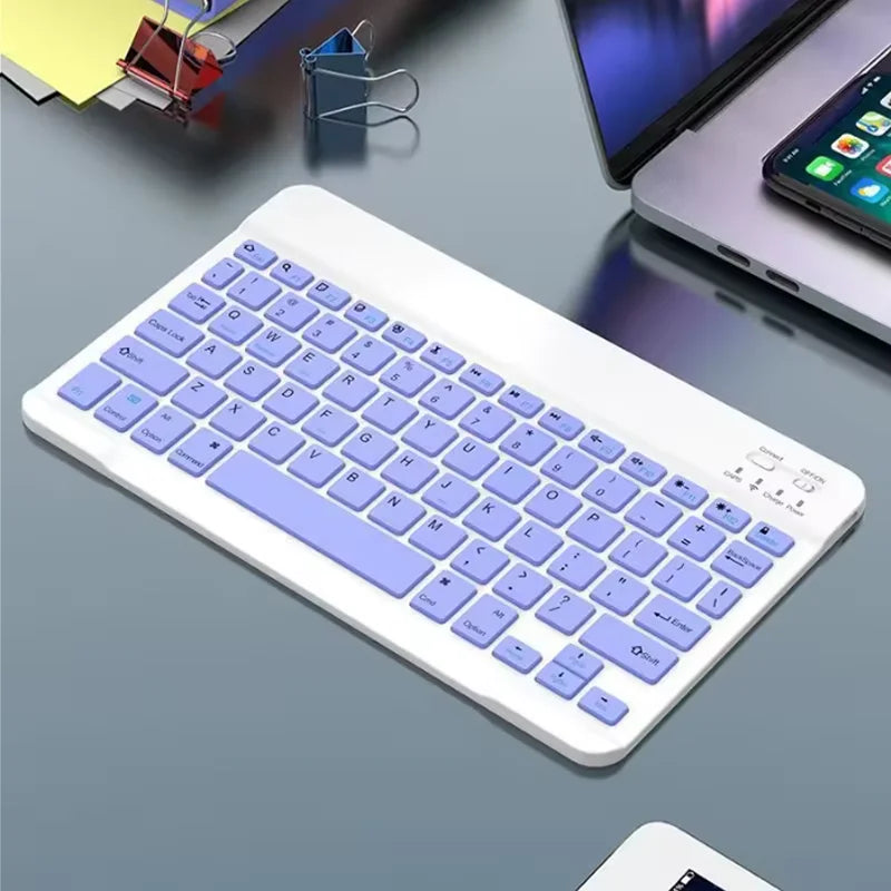 Teclado Inalámbrico Ultra Delgado para Tablet y Celular
