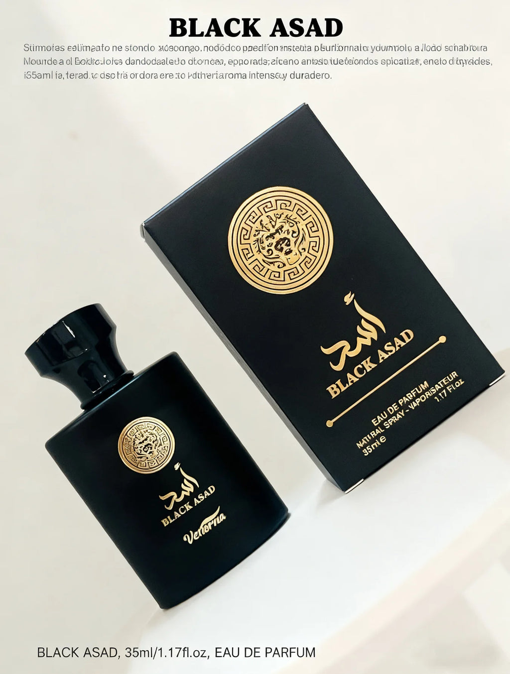 Perfume Árabe Black Asad 35ml - Fragancia Exótica