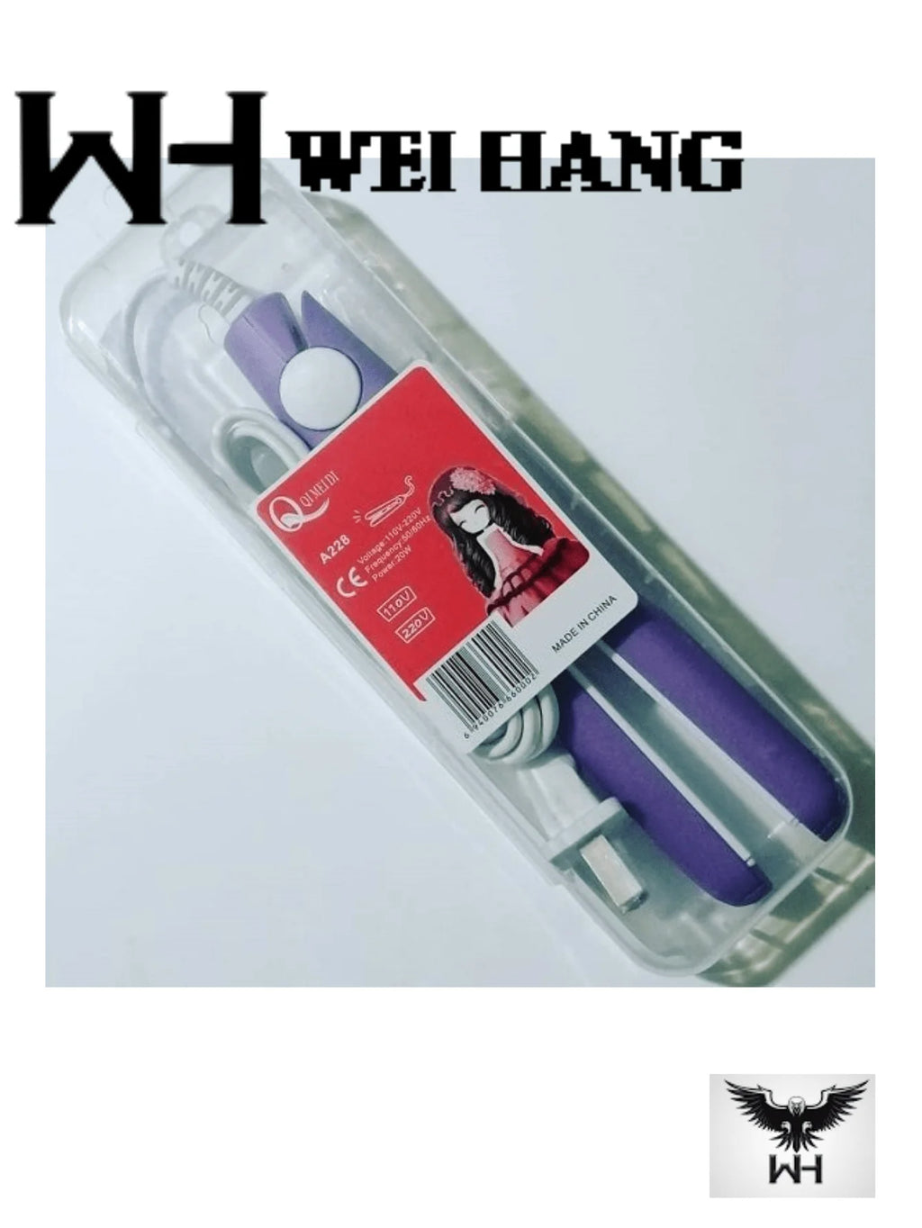 Mini Alaciadora de Cabello Portátil Viaje Cerámica Wei Hang