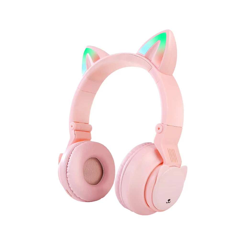 Audífonos Gamer Cat Ear con Luces LED
