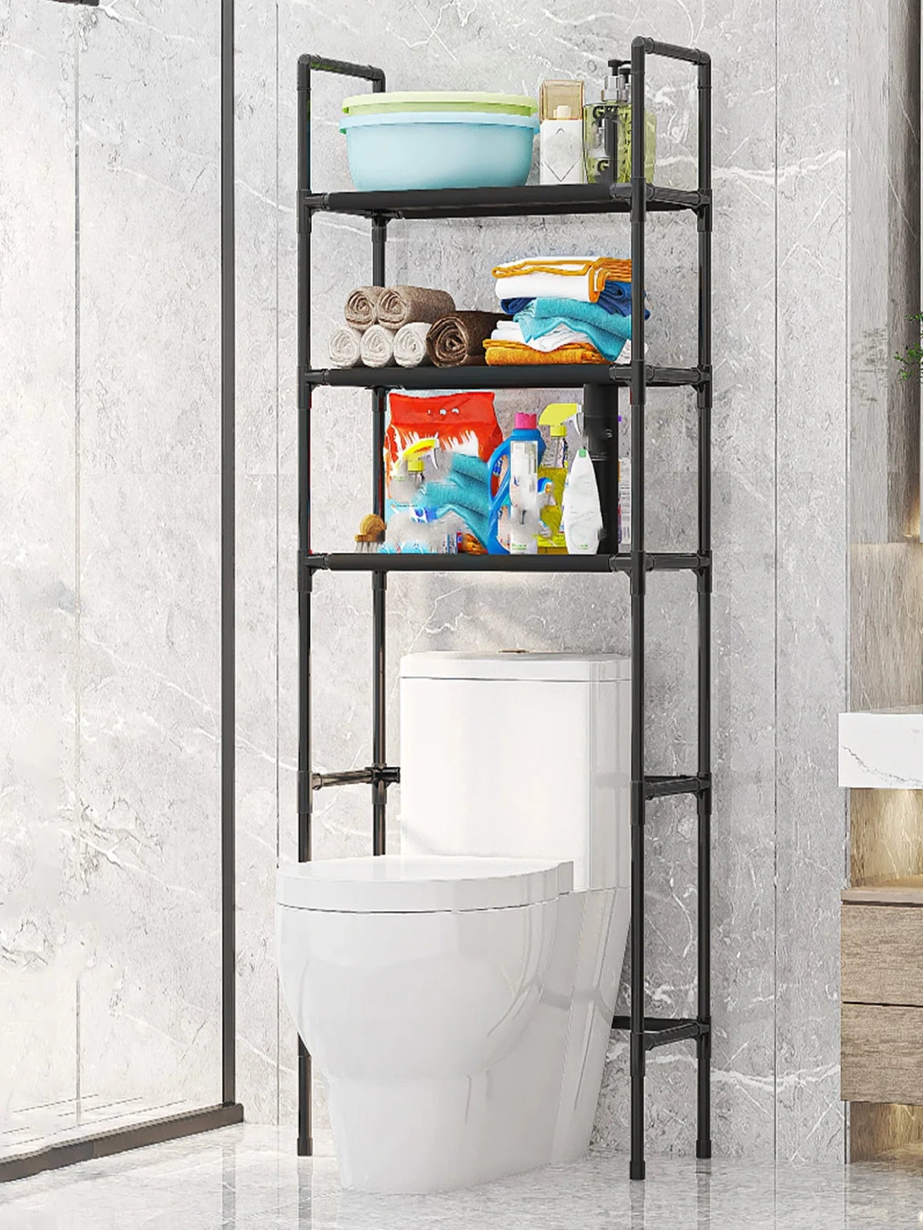 Organizador de Baño Sobre Inodoro (3 Estantes) - DarExpress™