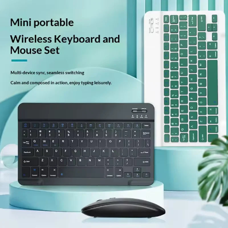 Teclado Inalámbrico Ultra Delgado para Tablet y Celular