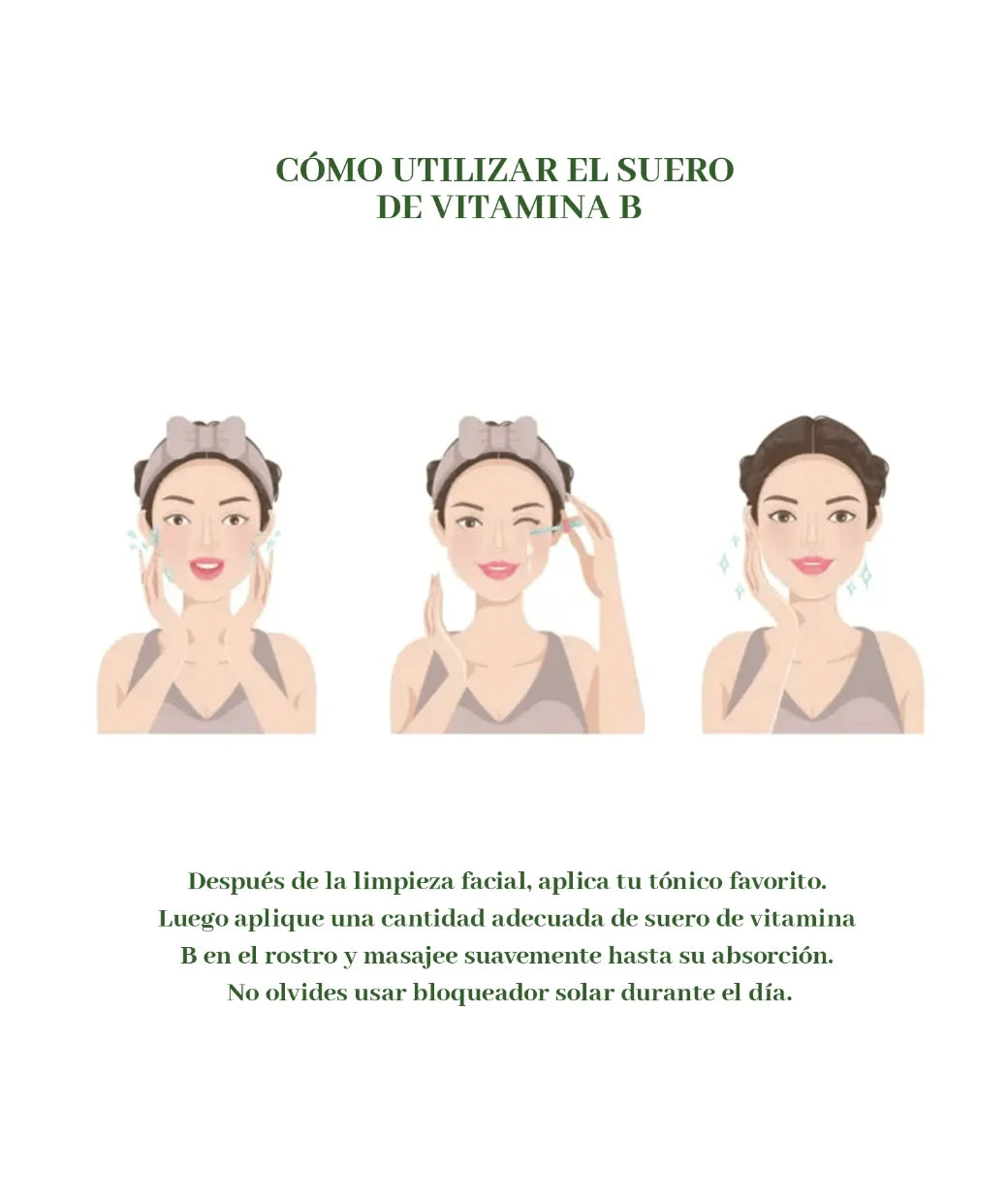 Sérum Facial de Vitamina B y Ácido Hialurónico