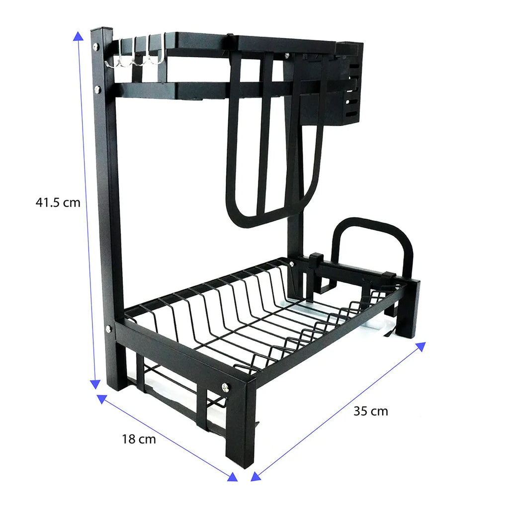 Escurridor Moderno Multifuncional con Porta Cuchillos