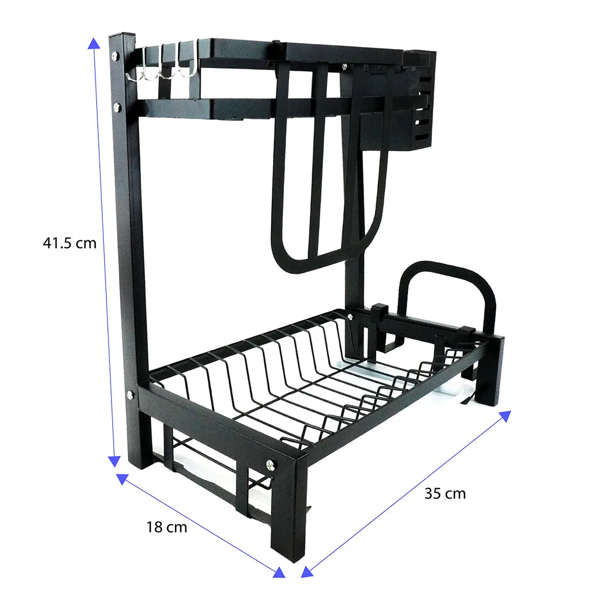 Escurridor Moderno Multifuncional con Porta Cuchillos