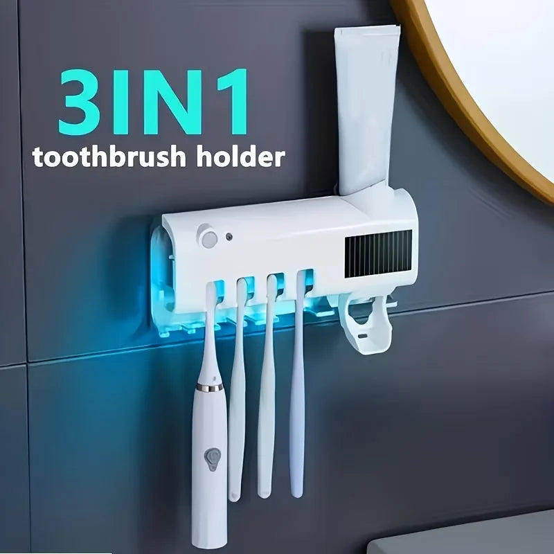 Porta Cepillos Inteligente con Dispensador Pro