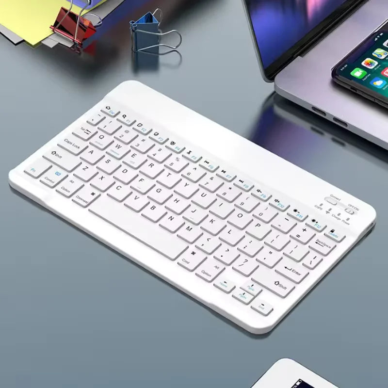 Teclado Inalámbrico Ultra Delgado para Tablet y Celular