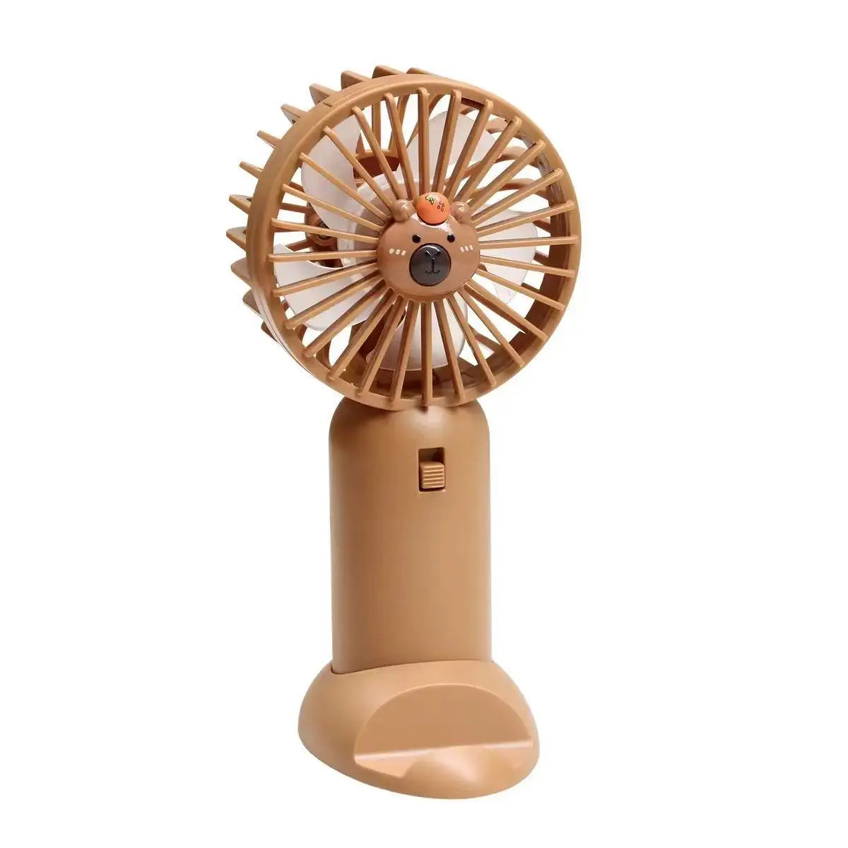 Ventilador de Escritorio Capibara 2 en 1 con Soporte para Celular