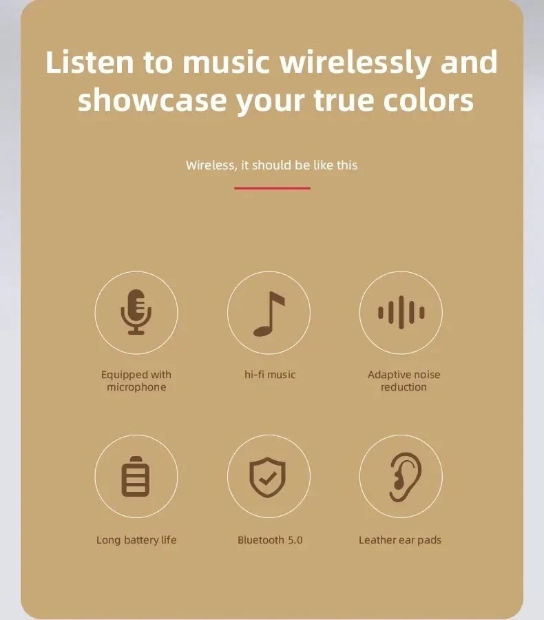 Audífonos Inalámbricos P47 Bluetooth 5.0