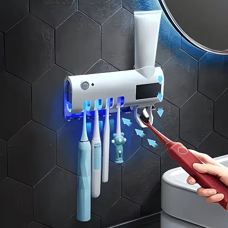 Porta Cepillos Inteligente con Dispensador Pro