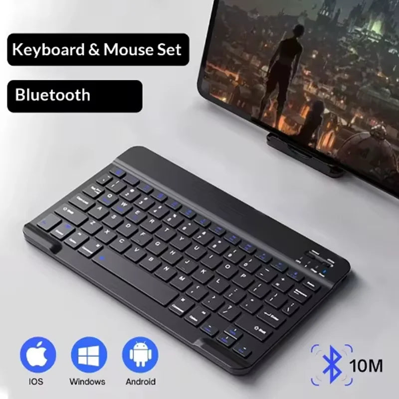 Teclado Inalámbrico Ultra Delgado para Tablet y Celular