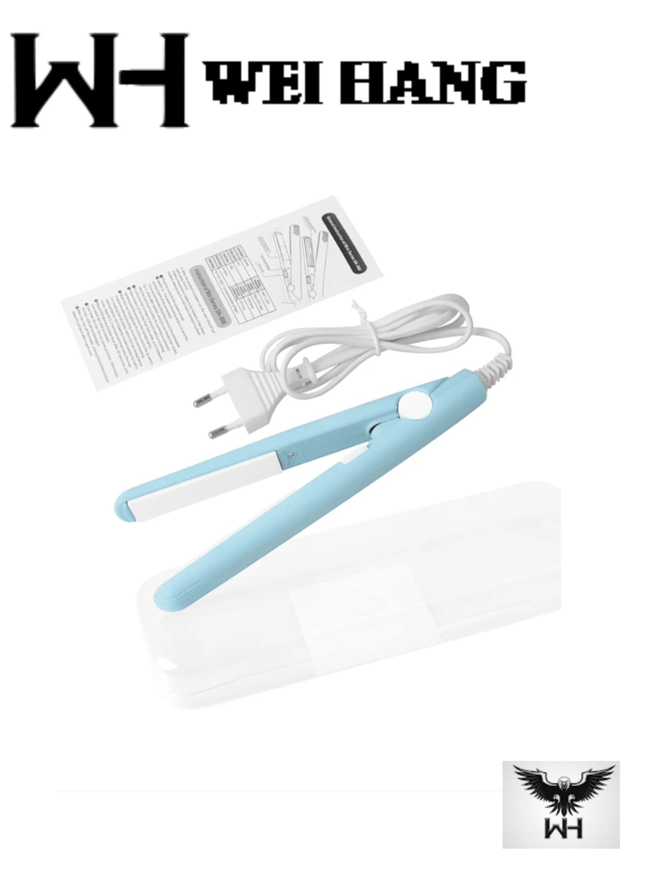 Mini Alaciadora de Cabello Portátil Viaje Cerámica Wei Hang