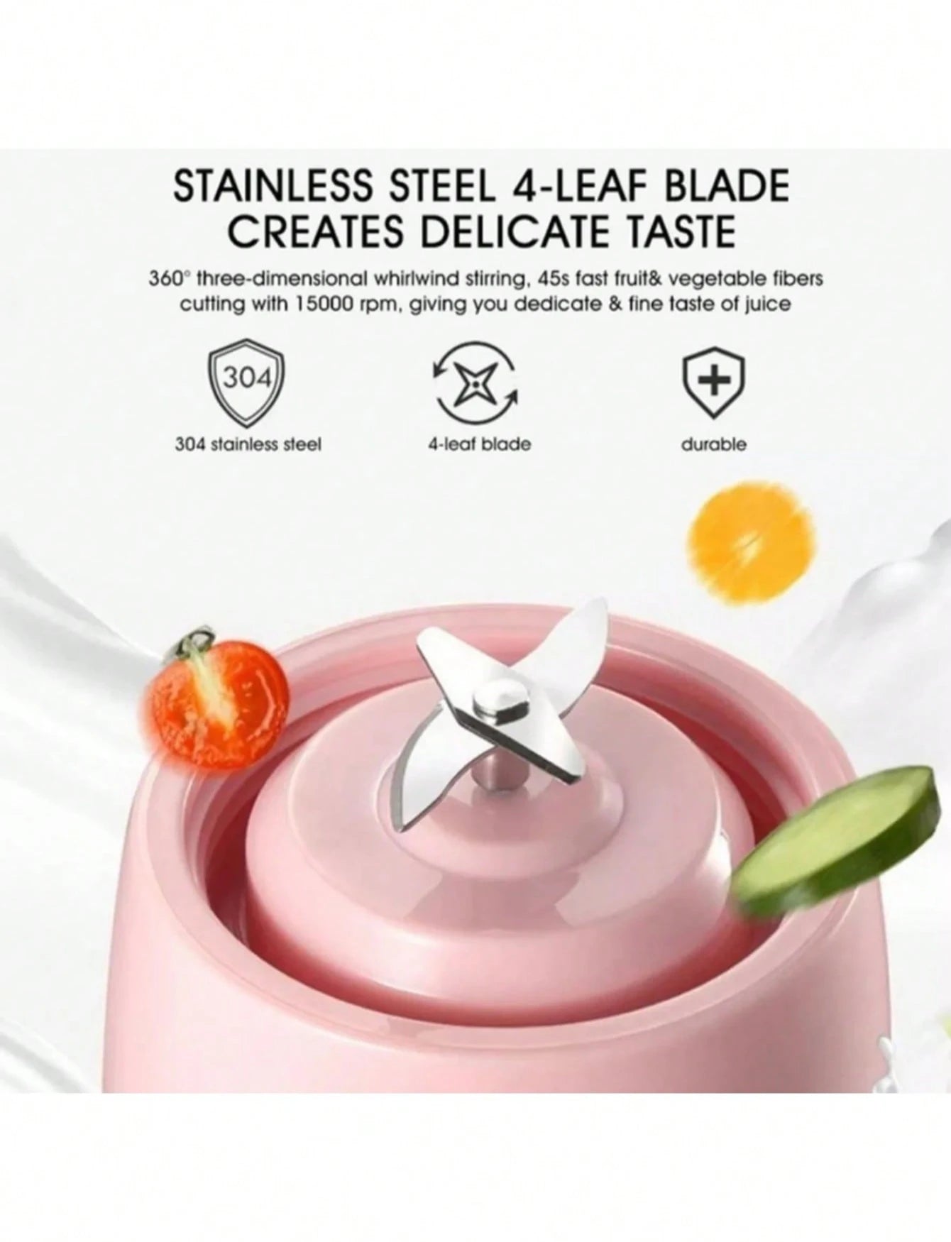 Mini Licuadora Personal para Smoothies y Jugos