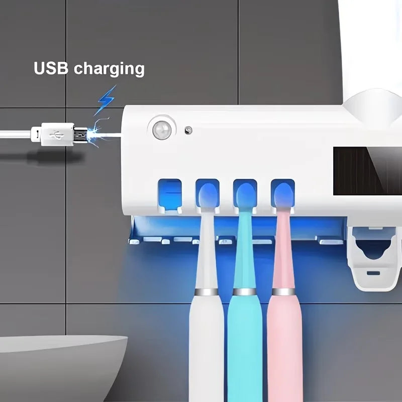 Porta Cepillos Inteligente con Dispensador Pro