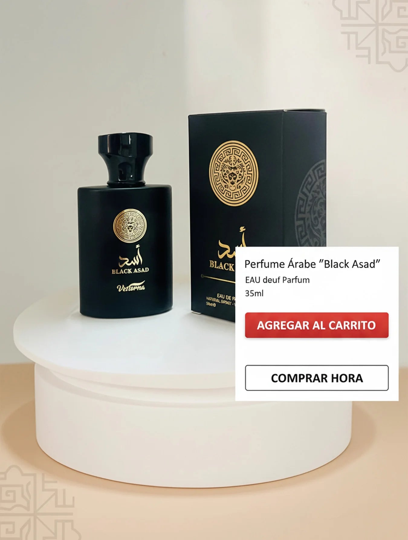 Perfume Árabe Black Asad 35ml - Fragancia Exótica
