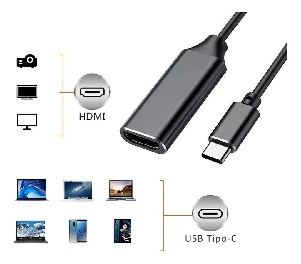 Adaptador USB-C a HDMI 4K Pro.