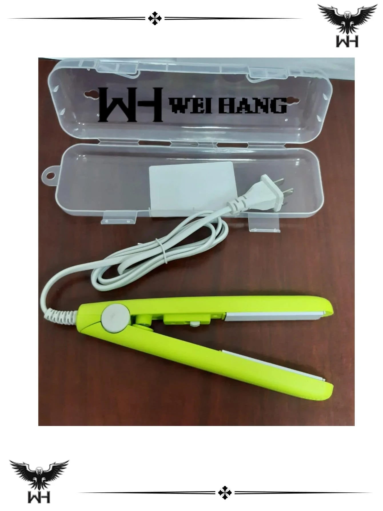 Mini Alaciadora de Cabello Portátil Viaje Cerámica Wei Hang