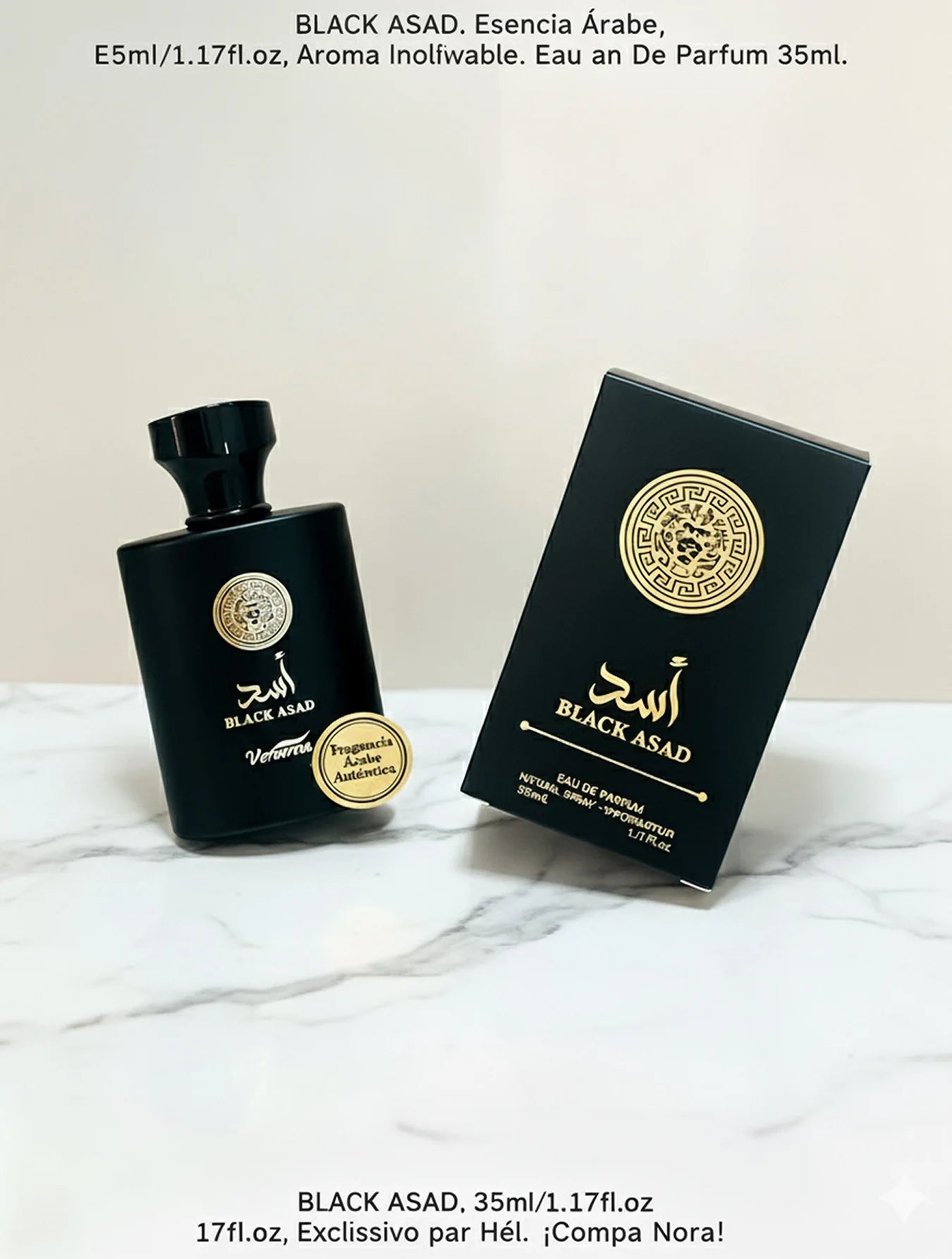 Perfume Árabe Black Asad 35ml - Fragancia Exótica