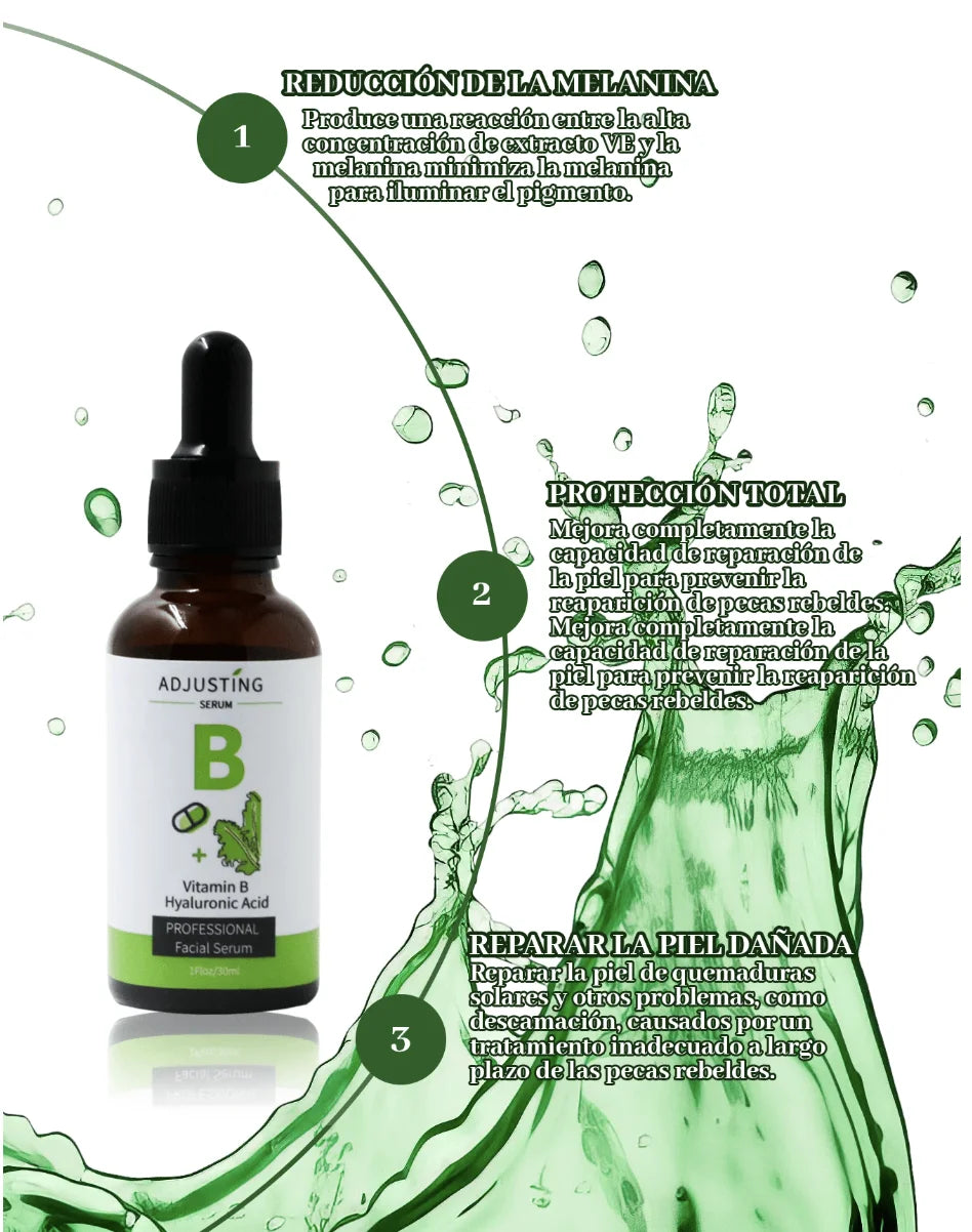 Sérum Facial de Vitamina B y Ácido Hialurónico