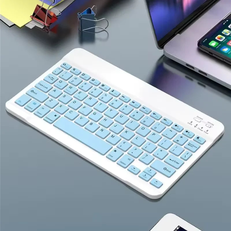 Teclado Inalámbrico Ultra Delgado para Tablet y Celular