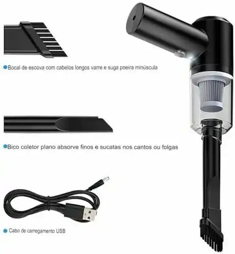 💎  Mini Aspiradora Portátil Recargable 2 en 1