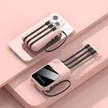 Power Bank 20,000mAh con 4 Cables Integrados