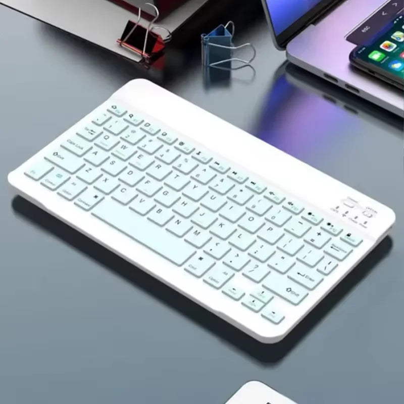 Teclado Inalámbrico Ultra Delgado para Tablet y Celular