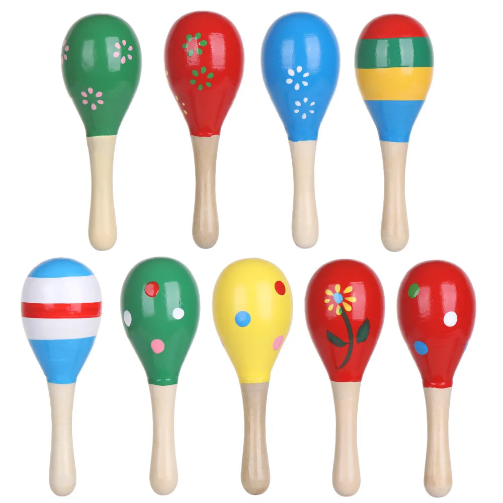 Sonaja de Madera "Primeros Ritmos" - Estimulación Sensorial