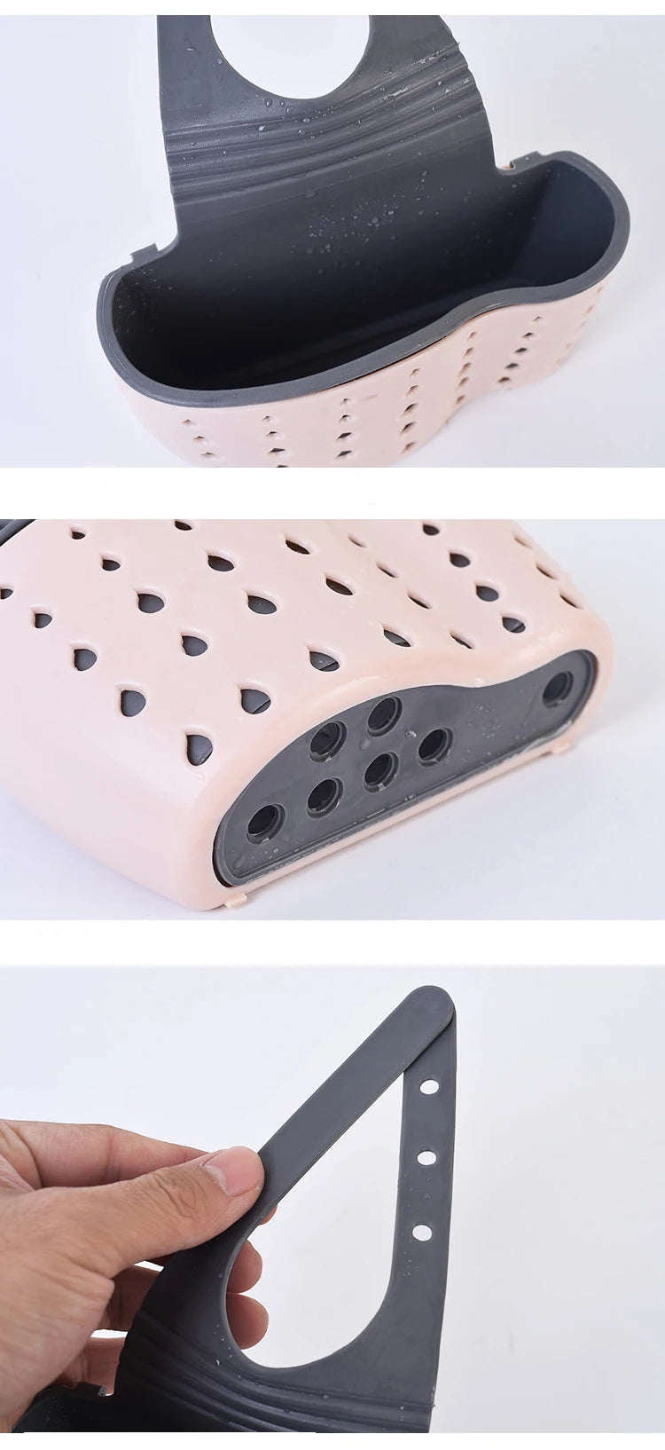 Soporte Flexible para Esponja - Organizador de Fregadero Multiusos