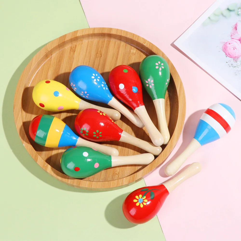 Sonaja de Madera "Primeros Ritmos" - Estimulación Sensorial