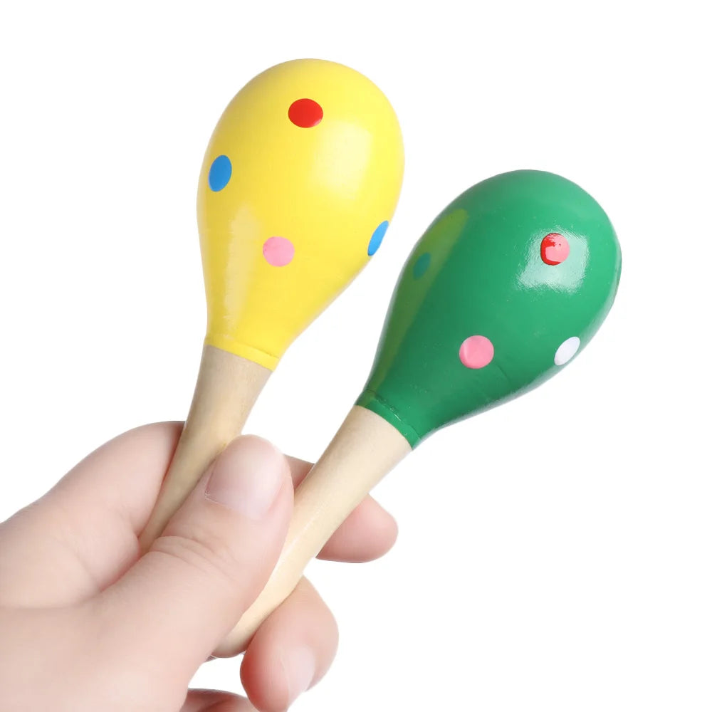 Sonaja de Madera "Primeros Ritmos" - Estimulación Sensorial