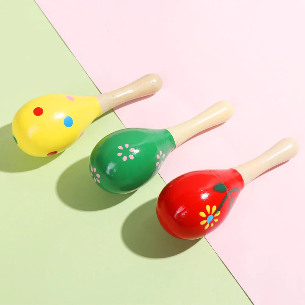 Sonaja de Madera "Primeros Ritmos" - Estimulación Sensorial