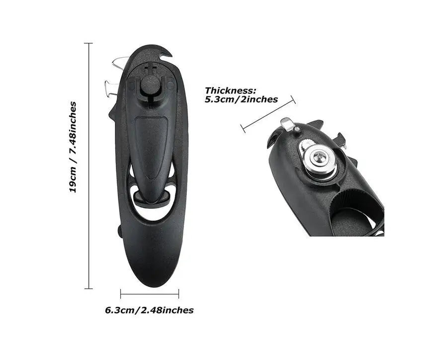 Abrelatas y abrebotellas, tensión de mano...