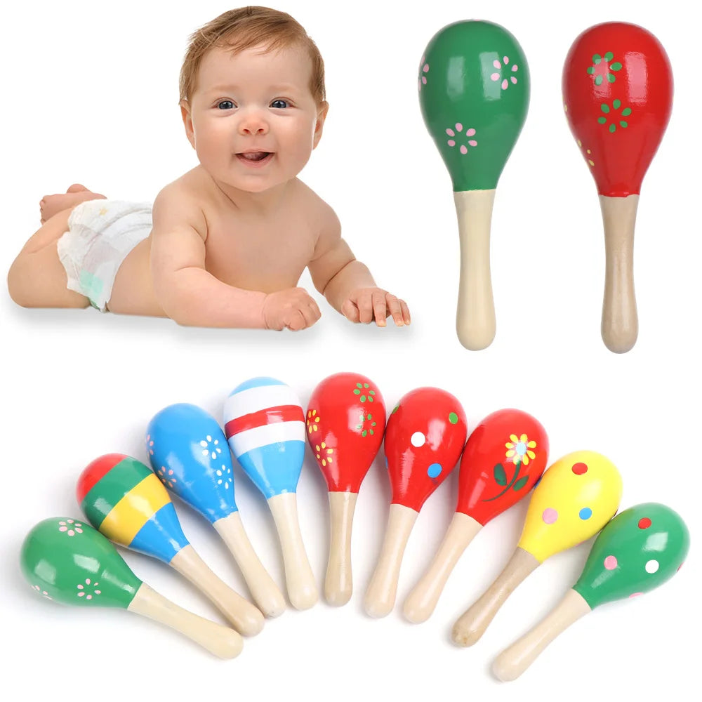 Sonaja de Madera "Primeros Ritmos" - Estimulación Sensorial