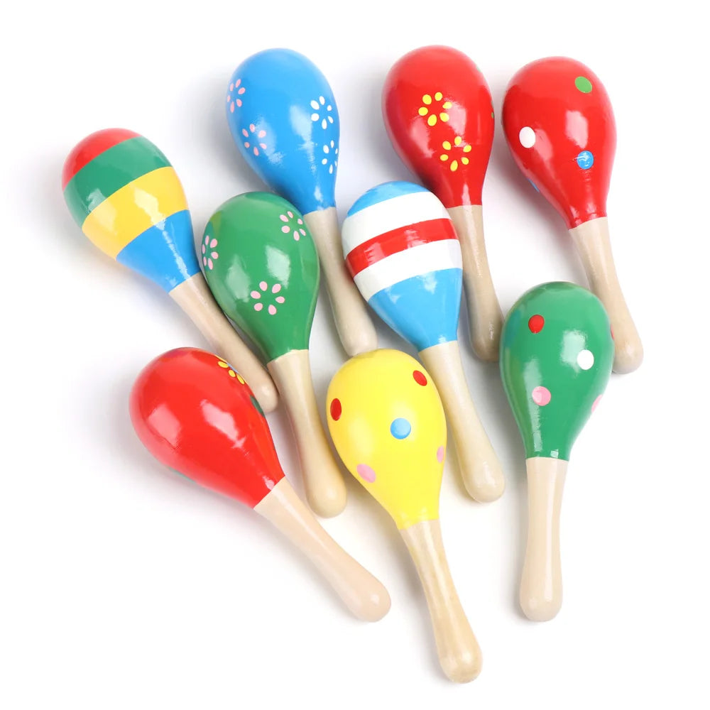 Sonaja de Madera "Primeros Ritmos" - Estimulación Sensorial