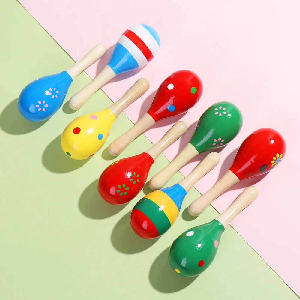 Sonaja de Madera "Primeros Ritmos" - Estimulación Sensorial