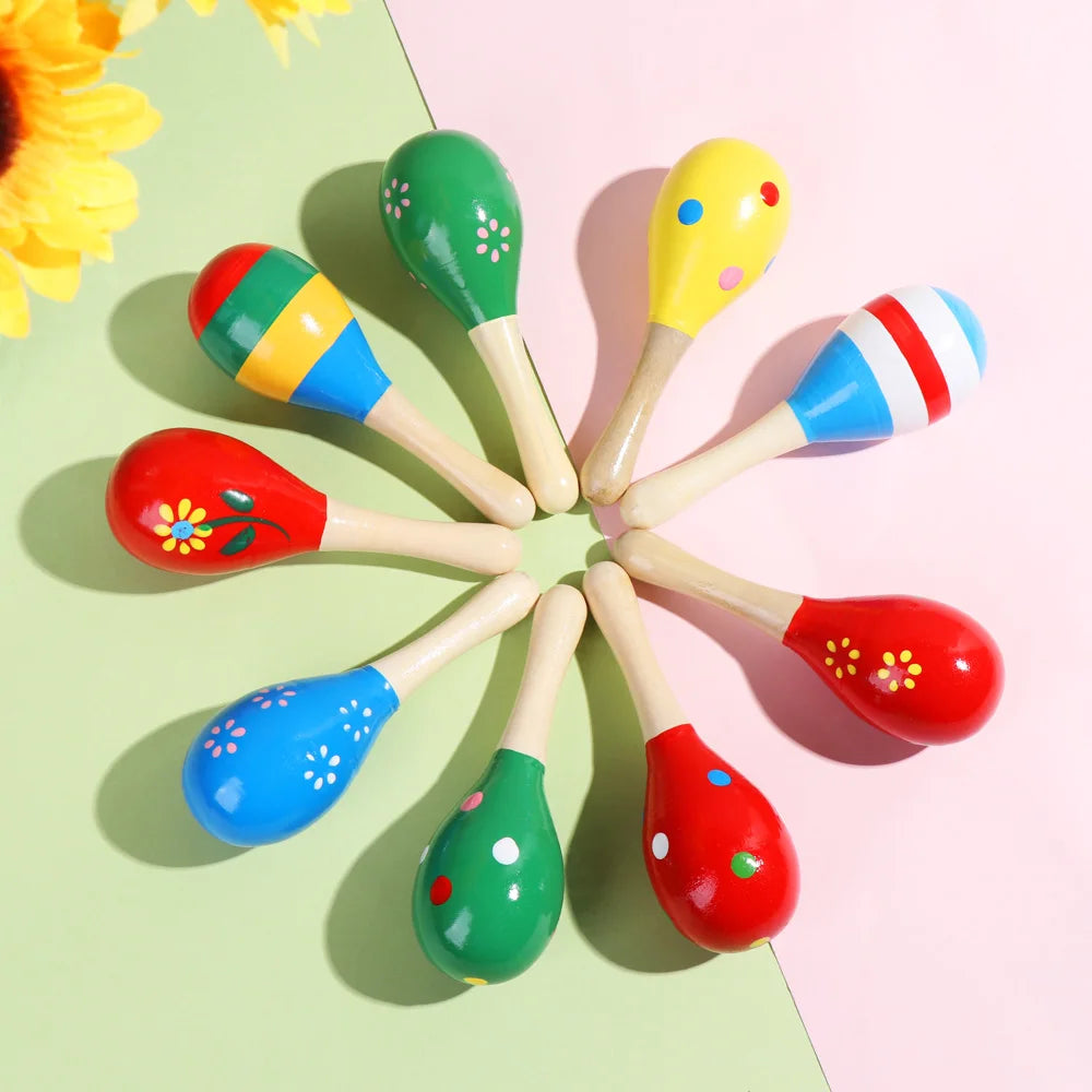 Sonaja de Madera "Primeros Ritmos" - Estimulación Sensorial