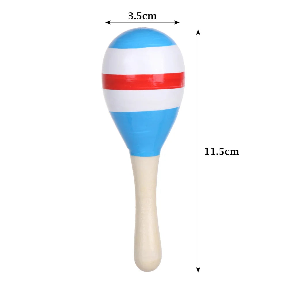 Sonaja de Madera "Primeros Ritmos" - Estimulación Sensorial