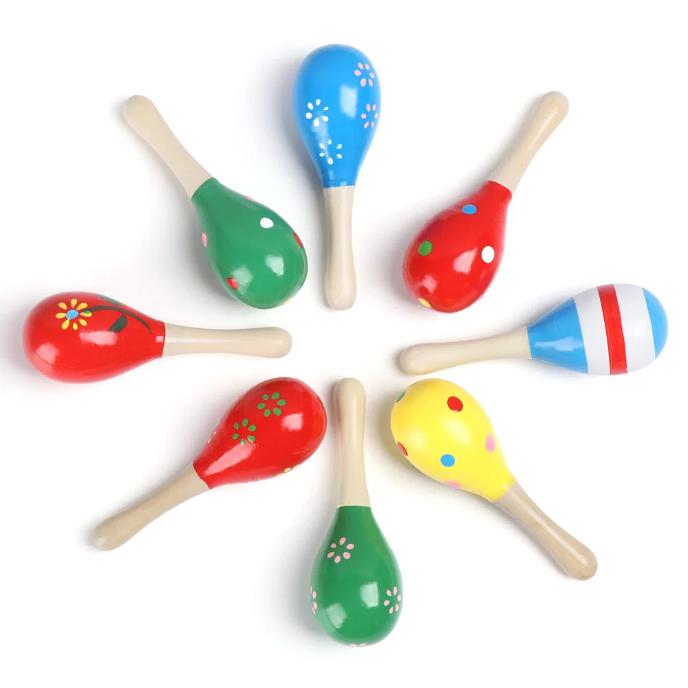 Sonaja de Madera "Primeros Ritmos" - Estimulación Sensorial