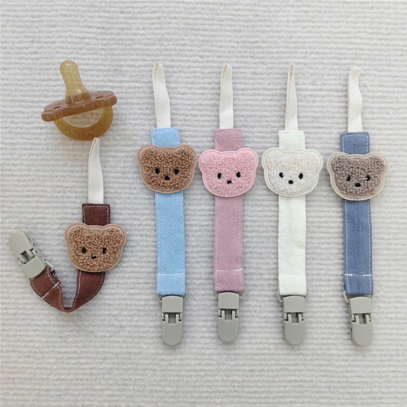 Sujetador de Chupón "TeddyHug": Suave y Seguro