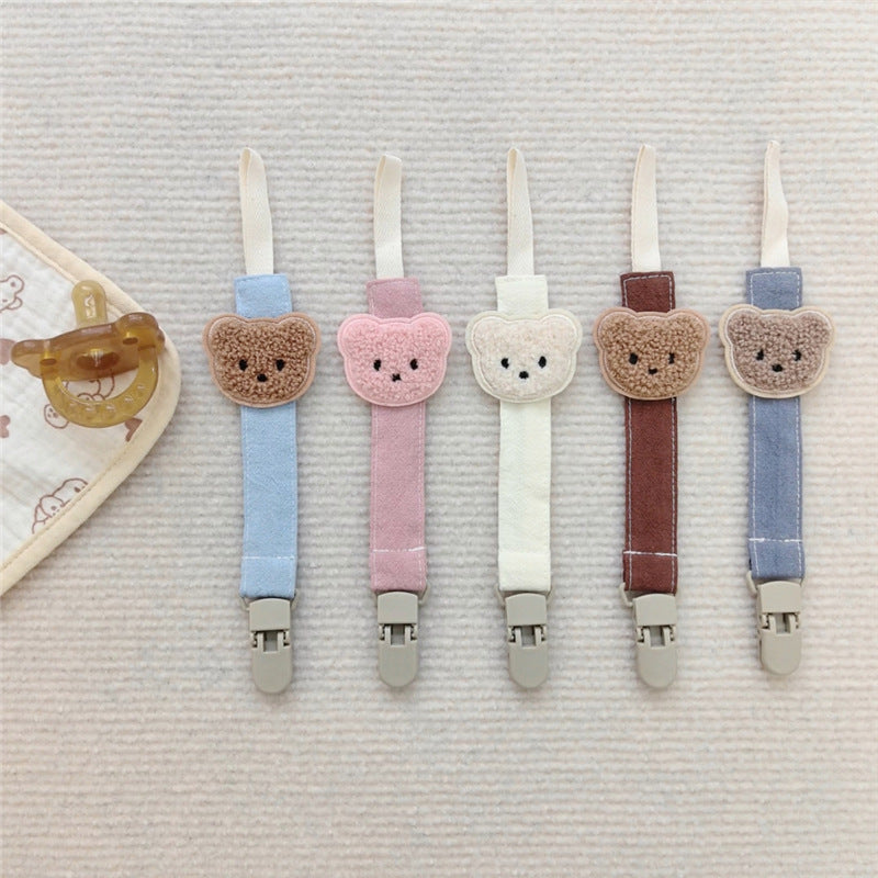 Sujetador de Chupón "TeddyHug": Suave y Seguro