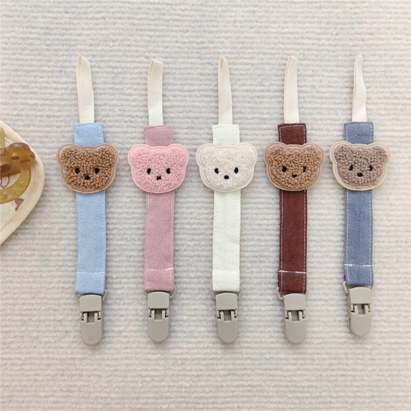 Sujetador de Chupón "TeddyHug": Suave y Seguro