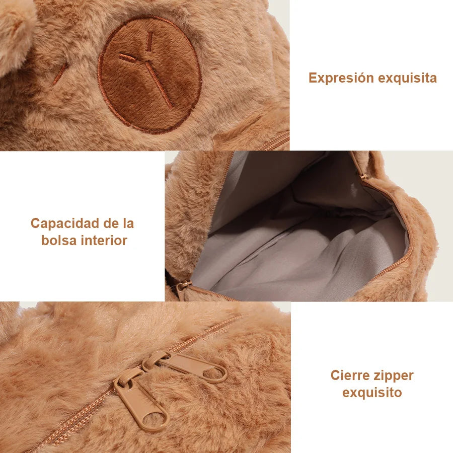 Mochila Infantil de Capibara con Diseño Animado