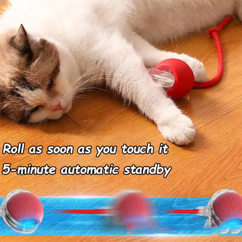 Pelota Inteligente Interactiva para Perros y Gatos - Sensor de Obstáculos y Movimiento Real