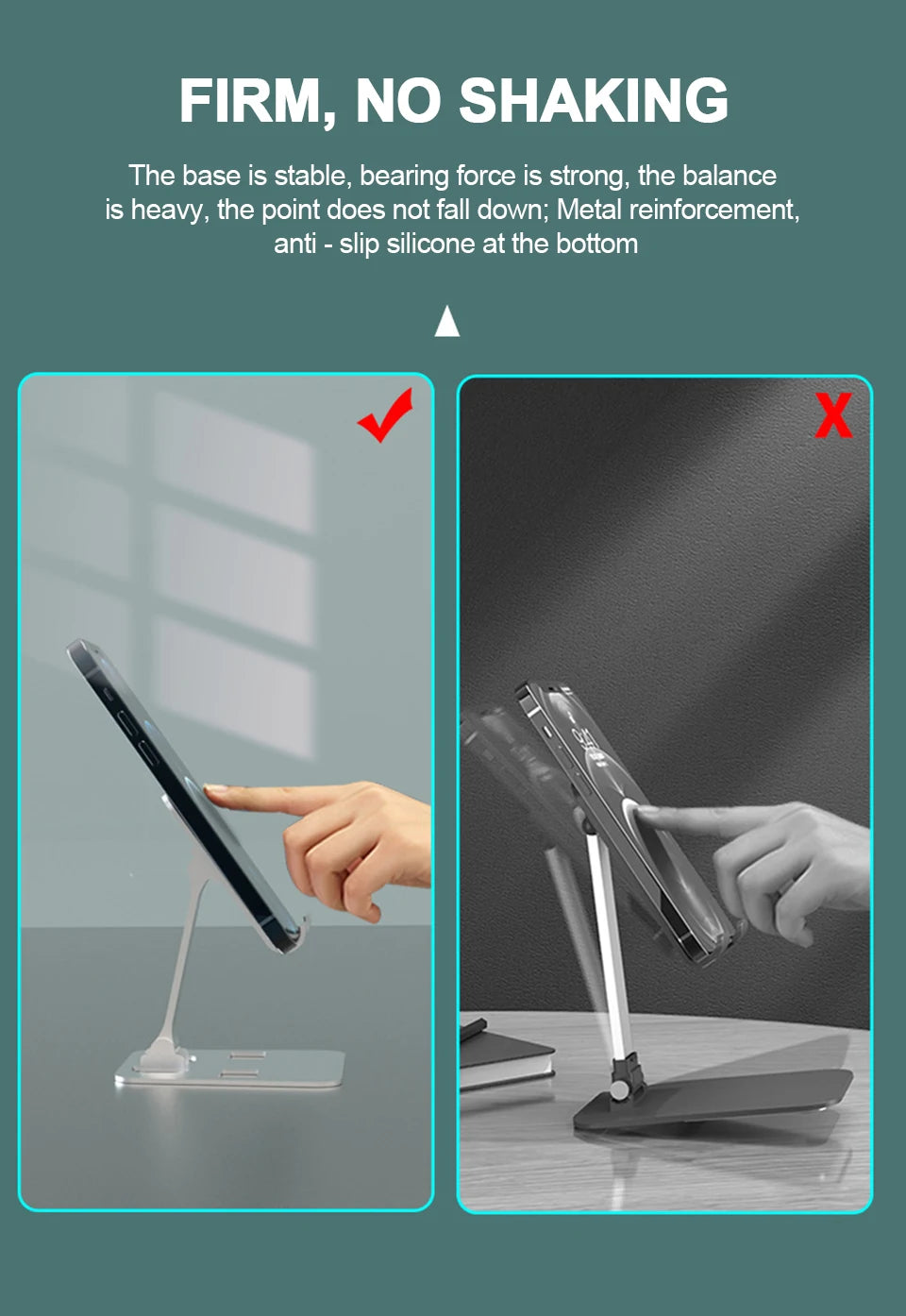 Base Universal Plegable para Escritorio: Estabilidad Total para tu Celular