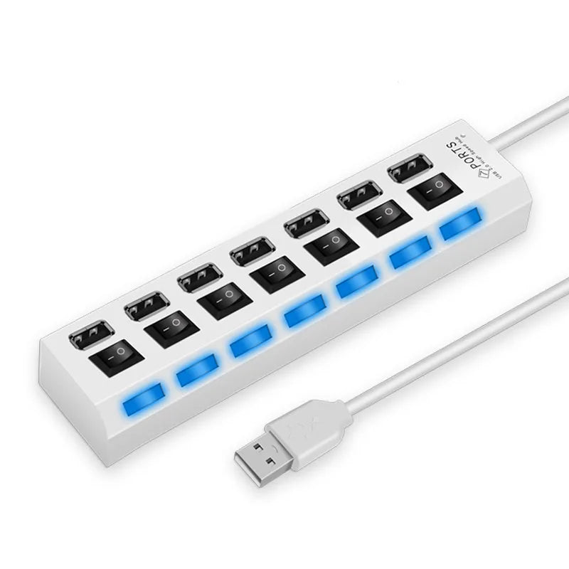 Hub USB 3.0 de alta velocidad con 4/7 puertos...