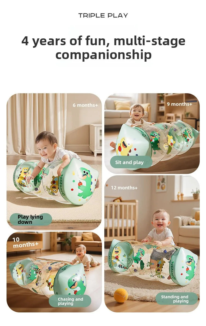 Rodillo Inflable de Gateo - Estimulación Temprana y Motricidad
